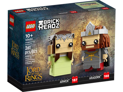 Конструктор LEGO BrickHeadz - Арагорн і Арвен 40632 40632