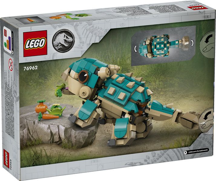 Конструктор LEGO® Jurassic World Малюк Бампі: Анкілозавр 76962 76962