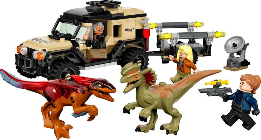 LEGO® Jurassic World Перевозка пирораптора и дилофозавра 76951 76951