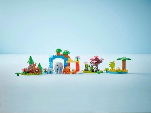 Конструктор LEGO DUPLO Сімейства диких тварин 3-в-1 10446 10446