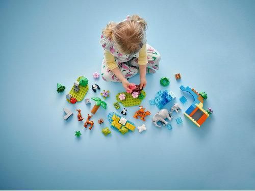 Конструктор LEGO DUPLO Сімейства диких тварин 3-в-1 10446 10446