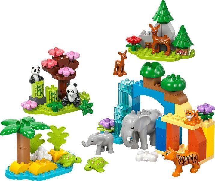 Конструктор LEGO DUPLO Сімейства диких тварин 3-в-1 10446 10446