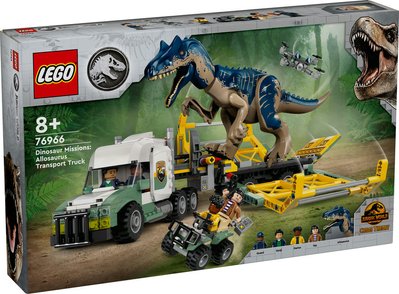 Конструктор LEGO® Jurassic World Миссии динозавров: Грузовик для перевозки аллозавра 76966 76966