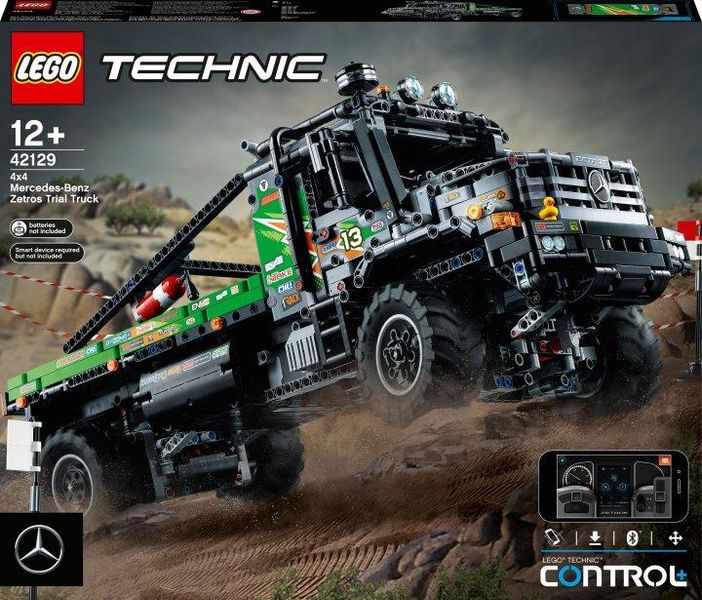 Конструктор LEGO Technic Повноприводна вантажівка-позашляховик Mercedes-Benz Zetros 2110 деталей 42129 42129