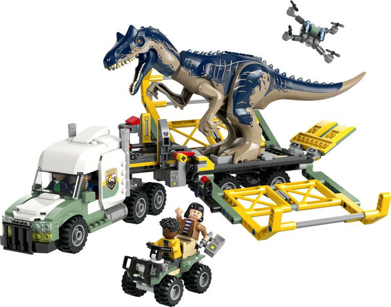 Конструктор LEGO® Jurassic World Миссии динозавров: Грузовик для перевозки аллозавра 76966 76966