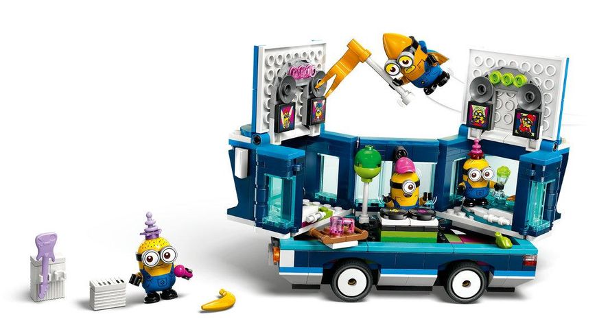 Конструктор LEGO Minions Музыкальный автобус для вечеринок Посипак 75581