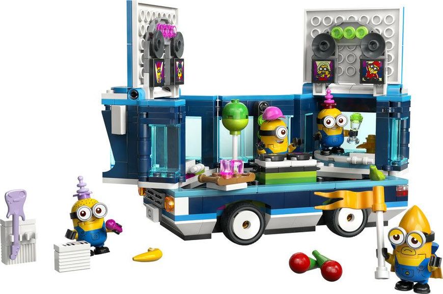 Конструктор LEGO Minions Музыкальный автобус для вечеринок Посипак 75581