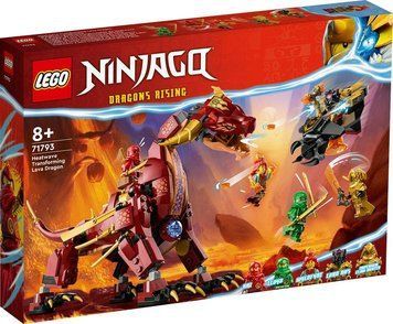 Конструктор LEGO NINJAGO&reg; Вулканічний Дракон, що трансформує Хітвейва 71793 71793