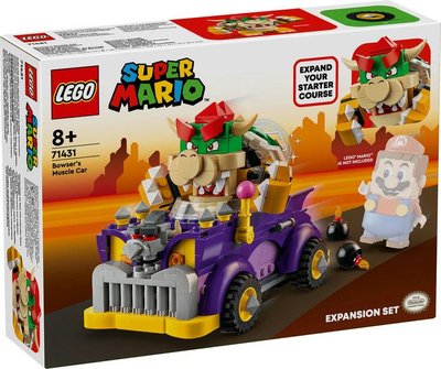 Конструктор LEGO® Super Mario™ Маслкар Bowser. Дополнительный набор 71431 71431