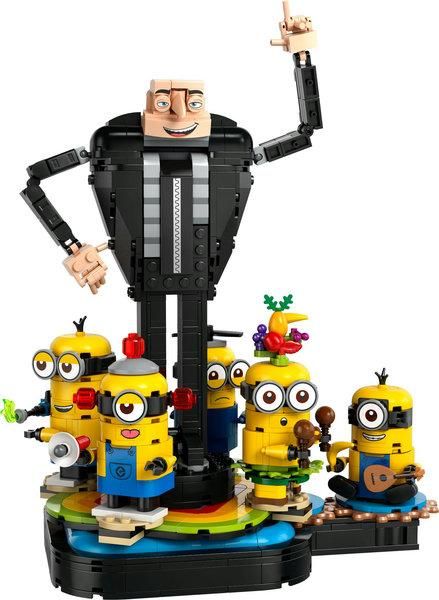 Конструктор LEGO Minions Ґру й посіпаки з кубиків 75582