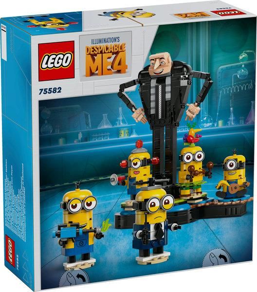 Конструктор LEGO Minions Ґру й посіпаки з кубиків 75582