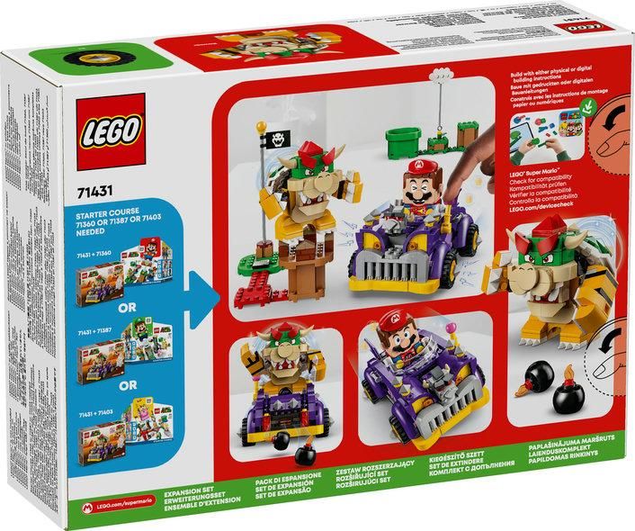 Конструктор LEGO® Super Mario™ Маслкар Bowser. Дополнительный набор 71431 71431