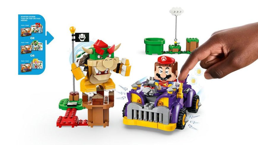 Конструктор LEGO® Super Mario™ Маслкар Bowser. Додатковий набір 71431 71431