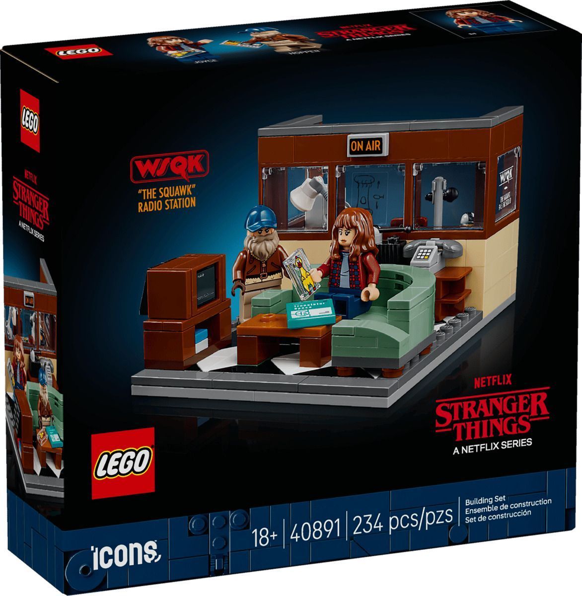 【ぴょん☆】 Купить Набор LEGO® Icons Stranger Things: Радиостанция WSQK, 40891
