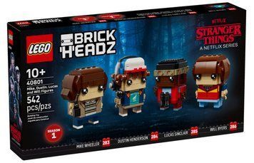 Конструктор LEGO&reg; BrickHeadz&trade; Майка, Дастіна, Лукаса й Віла 40801 40801 фото БрікСтор