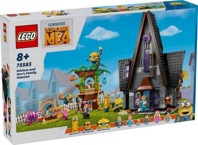 Конструктор LEGO Minions Родинний маєток Ґру й посіпак 75583