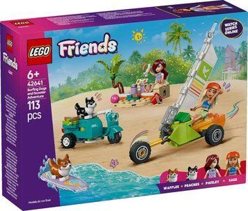 Конструктор LEGO Friends Собачі пригоди на серфі та скутері 42641 42641