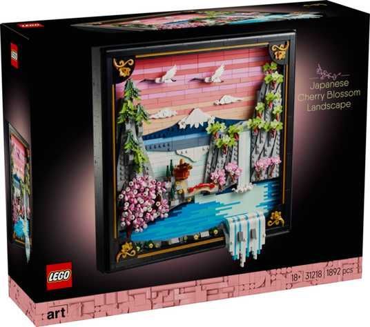 Купить Конструктор LEGO ART Японский пейзаж с цветом сакуры 31218