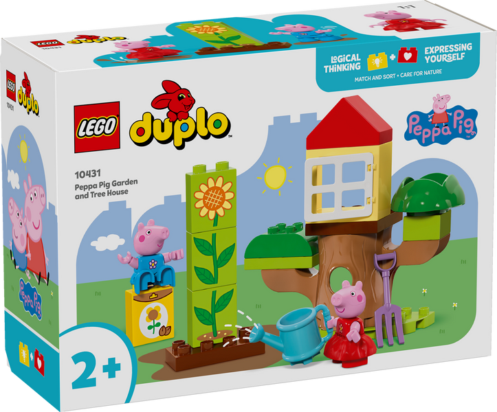 Конструктор LEGO® DUPLO® Сад и домик на дереве Пеппы 10431 10431