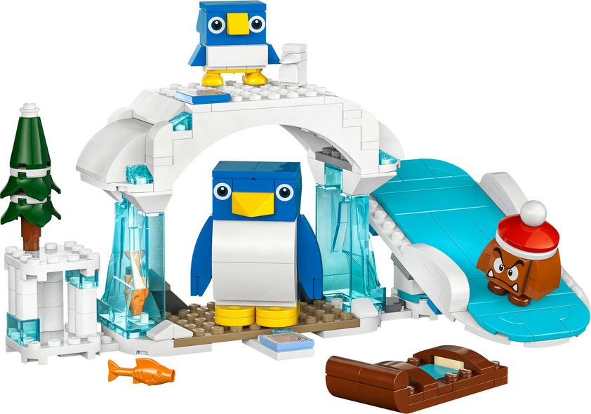 Конструктор LEGO Super Mario Снігова пригода родини penguin. Додатковий набір 71430