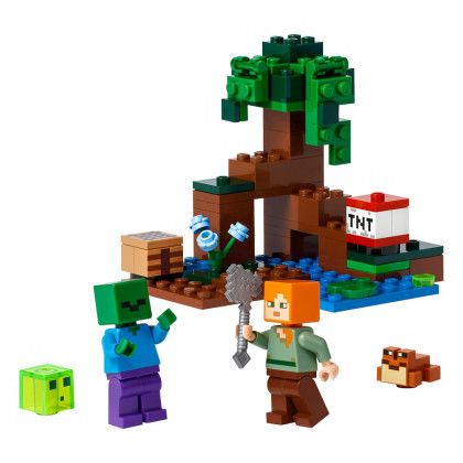 Конструктор LEGO® Minecraft Пригоди на болоті 65 деталей (21240) 21240