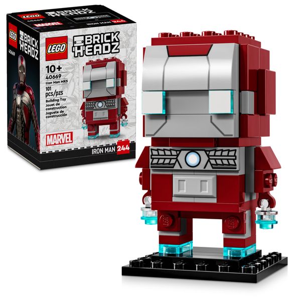 Конструктор LEGO Brick Headz Iron Man MK5 Figure 40669 40669