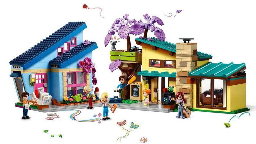 Конструктор LEGO&reg; Friends Родинні будинки Оллі й Пейслі 42620 42620