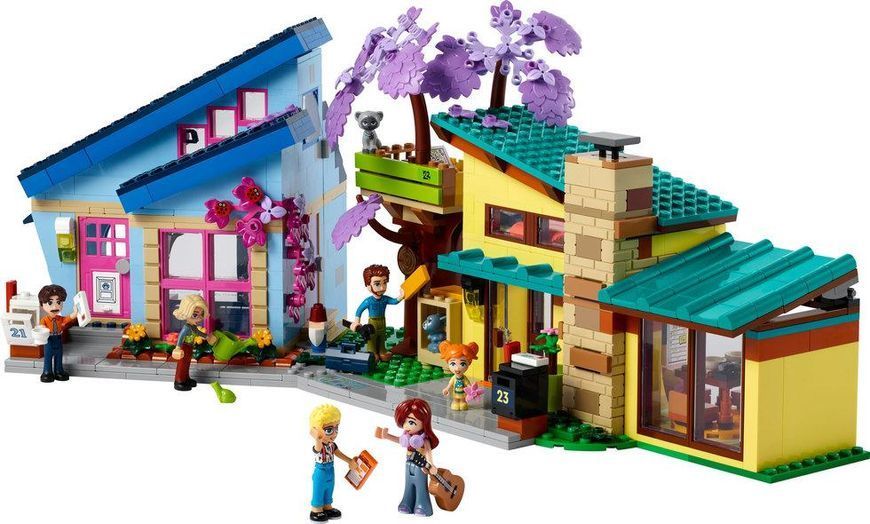 Конструктор LEGO&reg; Friends Родинні будинки Оллі й Пейслі 42620 42620