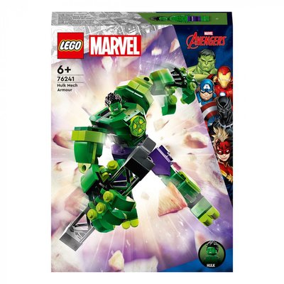 Конструктор LEGO® Super Heroes Робоброня Халка 138 деталей (76241) 76241