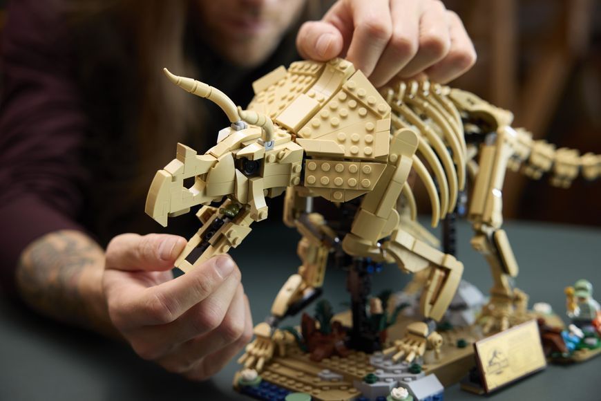 Конструктор LEGO&reg; Jurassic World Скамʼянілості динозаврів: трицератопс 77985 77985