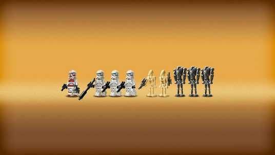 Купите LEGO® Star Wars™ Клоны-Пехотинцы и Боевой Дроид 75372 в