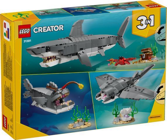Конструктор LEGO Creator Люта акула зі скринею скарбів 31381 31381