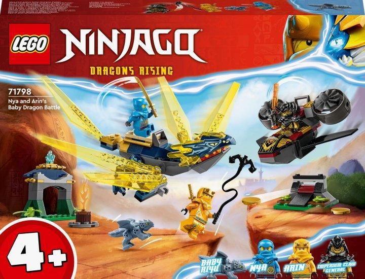 Конструктор LEGO Ninjago Битва малышей драконов Нии и Арина 157 деталей 71798 71798