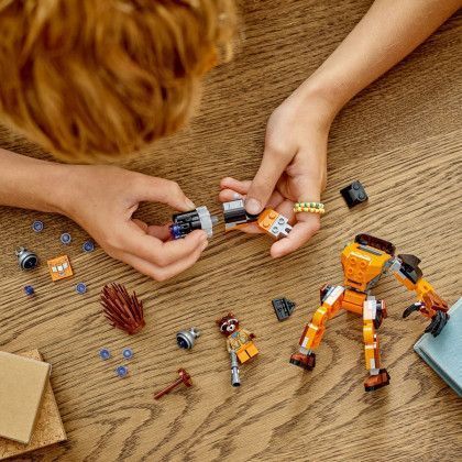 Конструктор LEGO&reg; Super Heroes Робоброня Єнота Ракети 98 деталей (76243) 76243