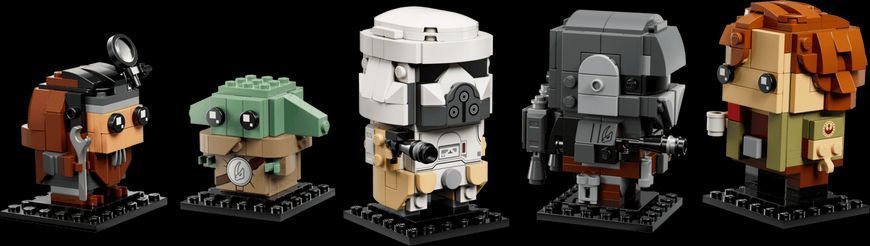 Конструктор LEGO&reg; BrickHeadzTM Мандаллориан и Грогу: союзники и злодеи 40856 40856 фото БрикСтор