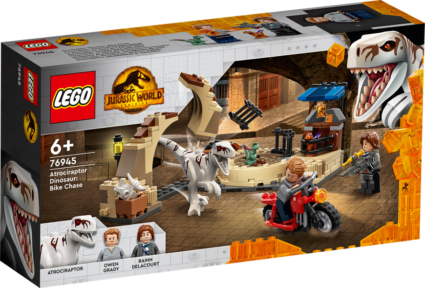 LEGO® Jurassic World Преследование атроцираптора на мотоцикле 76945 76945