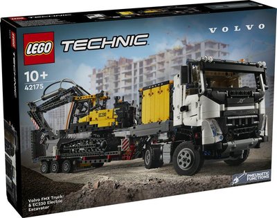 Конструктор LEGO® Technic Вантажівка Volvo FMX і Електричний екскаватор EC230 42175 42175