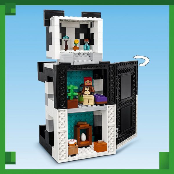 Конструктор LEGO® Minecraft Помешкання панди 553 деталей (21245) 21245