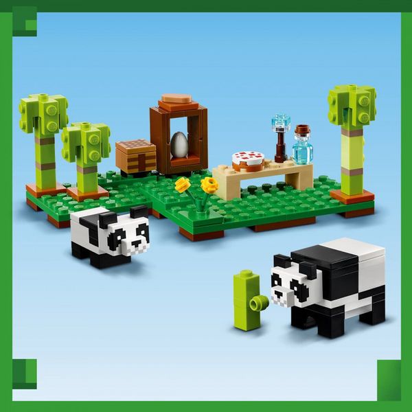 Конструктор LEGO® Minecraft Помешкання панди 553 деталей (21245) 21245