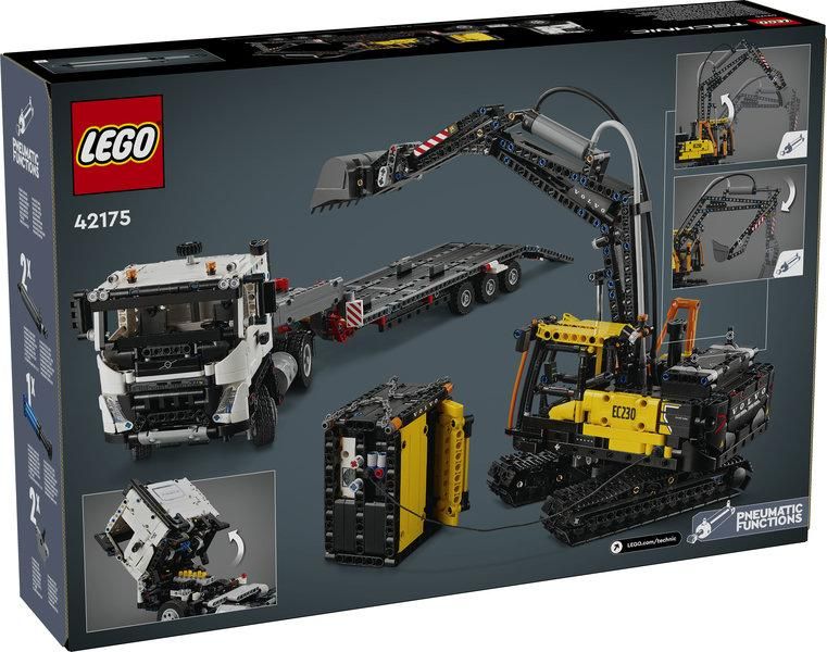 Конструктор LEGO® Technic Грузовик Volvo FMX и Электрический экскаватор EC230 42175 42175