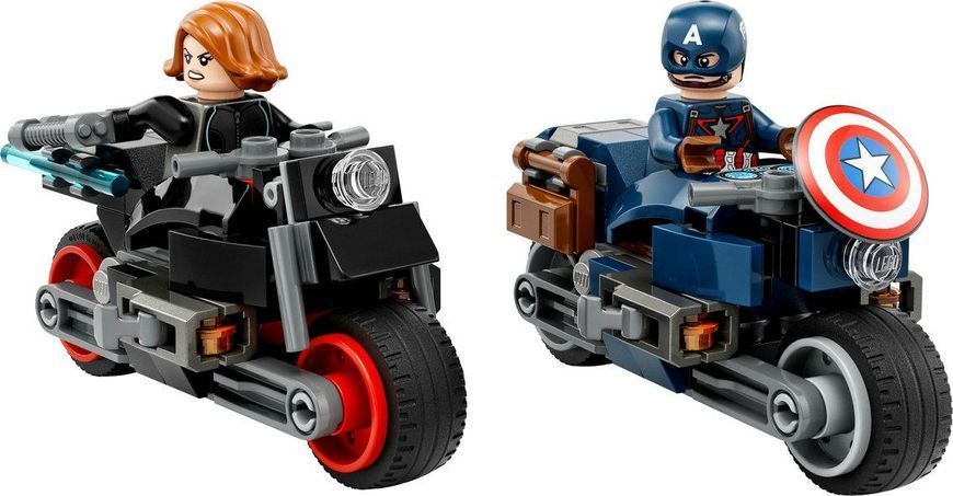 Конструктор LEGO Marvel Мотоцикли Чорної Вдови й Капітана Америка 76260 76260