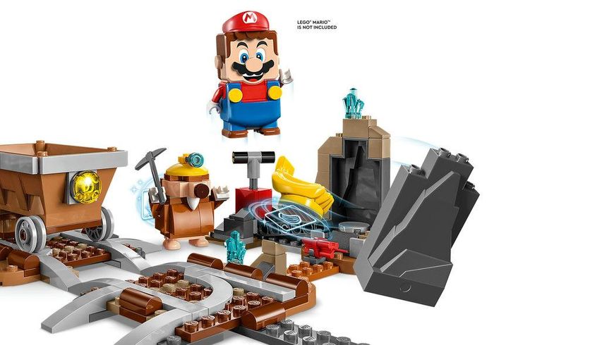 LEGO Super Mario Поездка в вагонетке Дидди Конга. Дополнительный набор. 71425