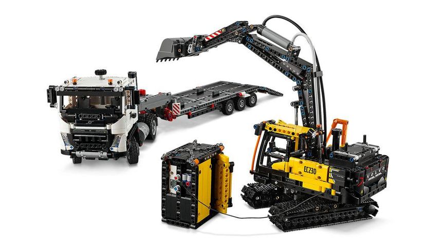 Конструктор LEGO® Technic Вантажівка Volvo FMX і Електричний екскаватор EC230 42175 42175