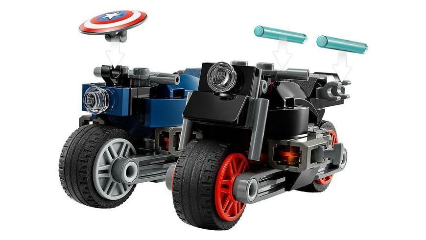 Конструктор LEGO Marvel Мотоцикли Чорної Вдови й Капітана Америка 76260 76260