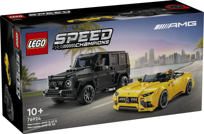 Конструктор LEGO® Speed Champions Mercedes-AMG G 63 и Mercedes-AMG SL 63 76924 76924