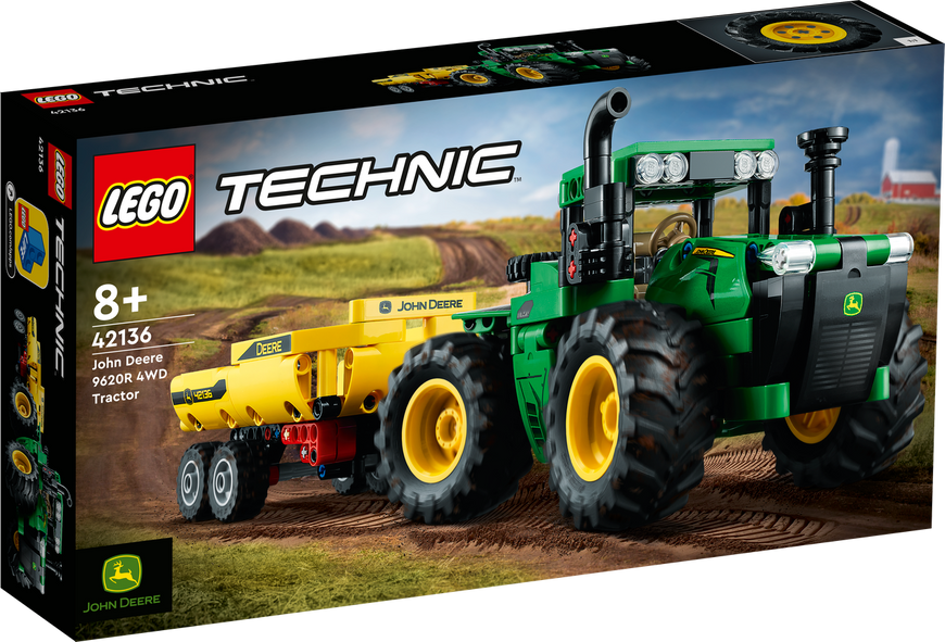 LEGO® Technic John Deere 9620R 4WD Tractor 42136 42136