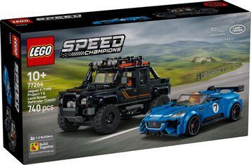 Конструктор LEGO&reg; Speed Champions Jaguar Project 7 та Land Rover Defender 77264 77264