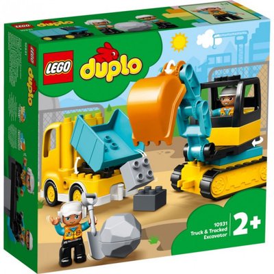 Конструктор LEGO DUPLO Town Грузовик и гусеничный экскаватор 20 деталей 10931 10931