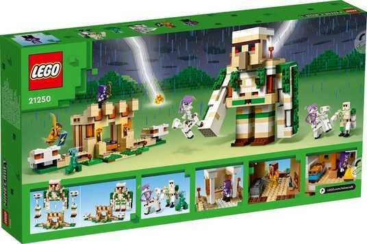 Купить официальный LEGO Minecraft Крепость «Железный голем» 21250