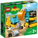 Конструктор LEGO DUPLO Town Грузовик и гусеничный экскаватор 20 деталей 10931 10931 фото 1